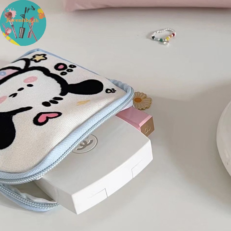 Renbg Sanrio Kawaii Pacha Dog กระเป๋าผ้าอนามัย แบบพกพา สําหรับเด็กผู้หญิง นักเรียน