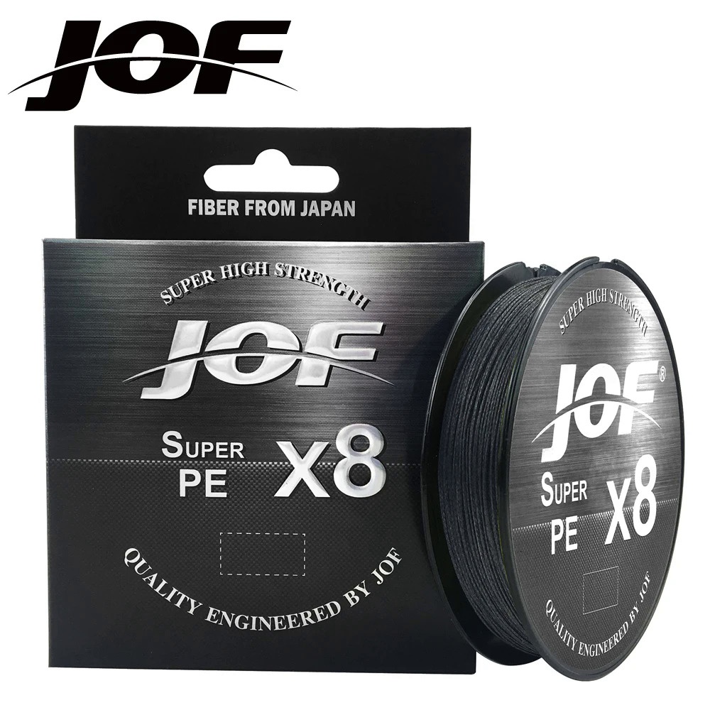Jof สายเอ็นตกปลา PE แบบถัก 300 เมตร 8 เส้น อุปกรณ์เสริม สําหรับตกปลา