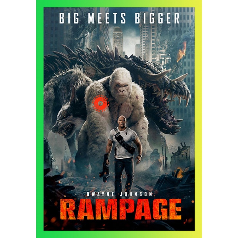 NEW DVD Rampage (2018) แรมเพจ ใหญ่ชนยักษ์ (เสียง ไทย/อังกฤษ ซับ ไทย/อังกฤษ) DVD NEW Movie