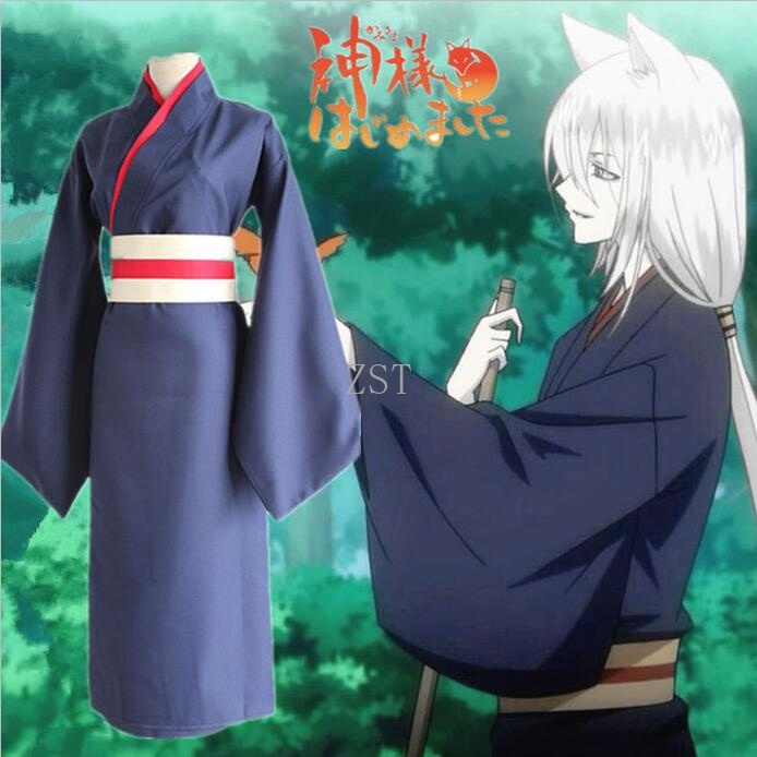 ชุดคอสเพลย์ ชุดกิโมโน Kamisama Hajimemashita Kamisama Kiss Tomoe สําหรับผู้ชาย