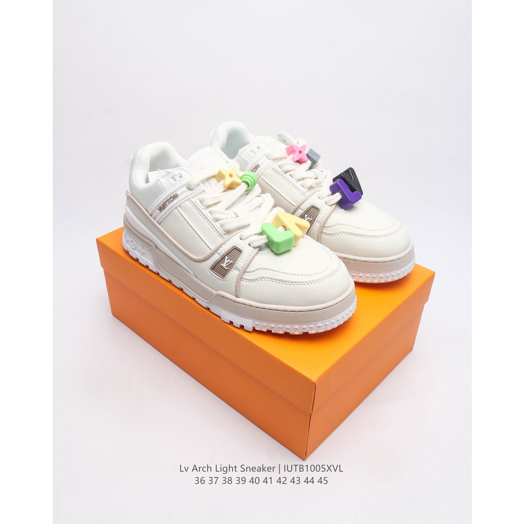 【3-day delivery】 Louis Vuitton Trainer Maxi Fashion sneakers 1AB8RK Warranty 5 years