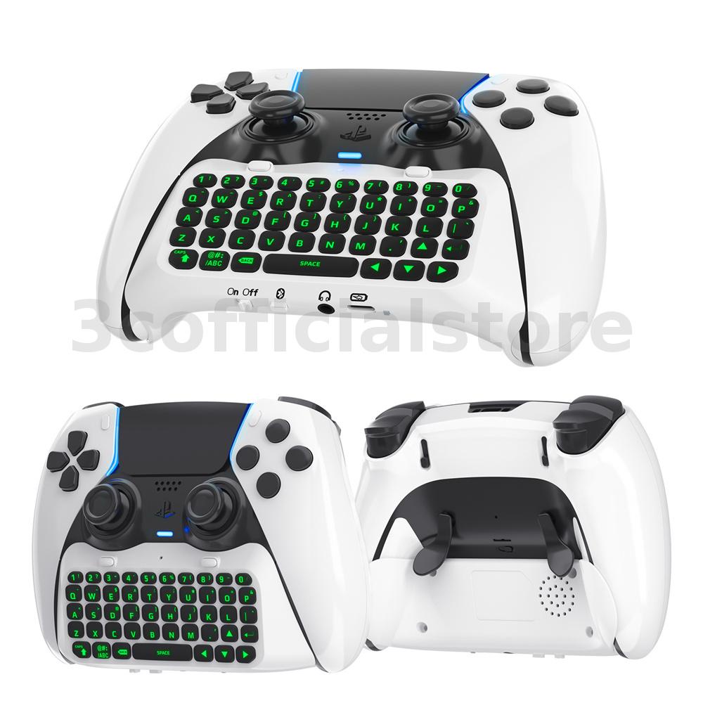 Jys คีย์บอร์ดไร้สาย BT3.0 สําหรับ PS5 Game Controller Built in Speaker Gamepad Keyboard