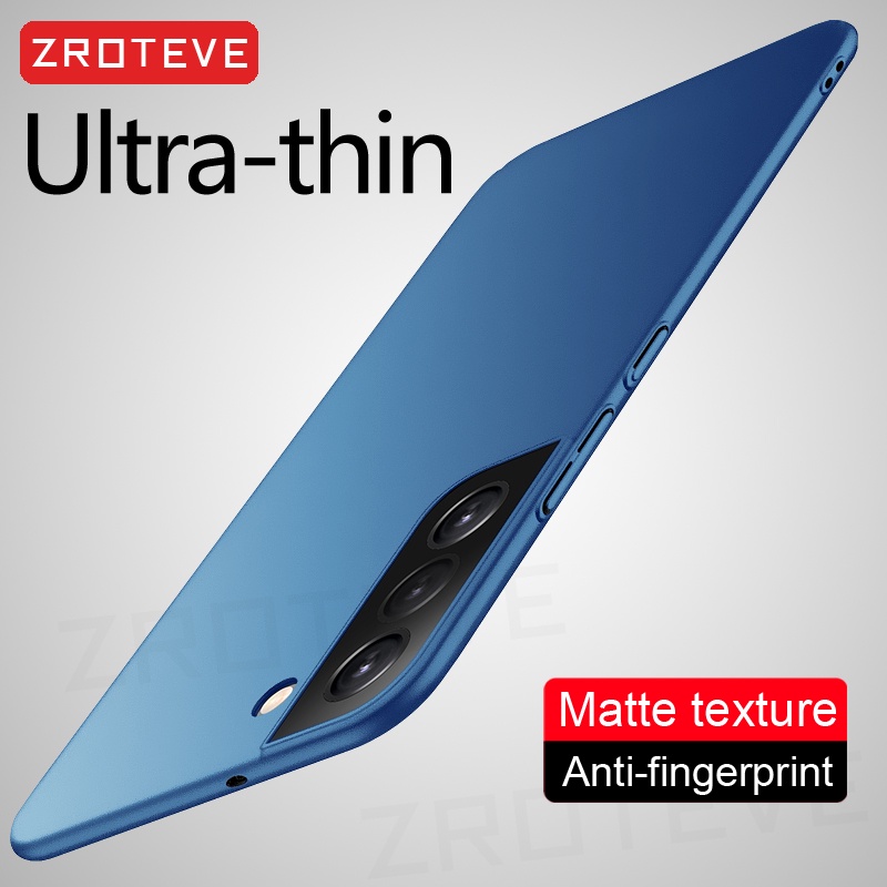 S22 กรณี Zroteve Slim Matte Hard PC สําหรับ Samsung Galaxy S21 FE S23 Ultra S22 Plus S 23 22 21 กันกระแทกเคสโทรศัพท์
