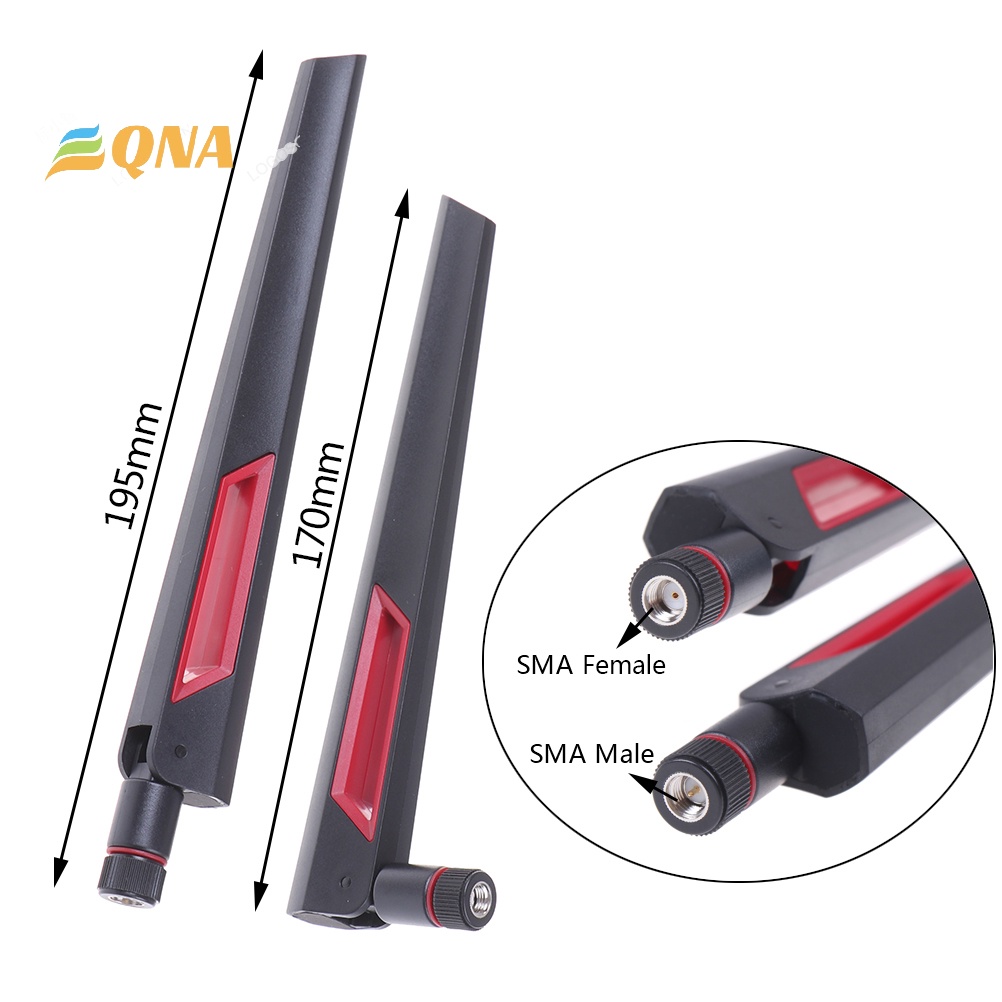 [QNA] เสาอากาศขยายสัญญาณไวไฟ 2.4G 5.8G 10dbi RP-SMA 1 ชิ้น