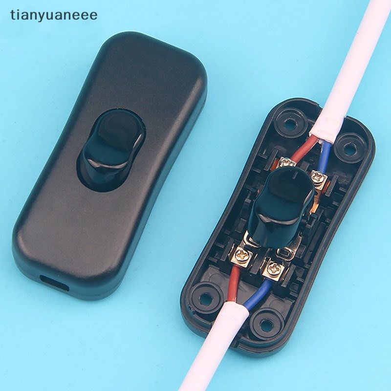 Tianyuaneee 1 PC Light AC 250V ON/OFF โคมไฟตั้งโต๊ะสายไฟสลับ Rocker Switches ควบคุมสําหรับไฟ LED สายไฟไฟฟ้า Well