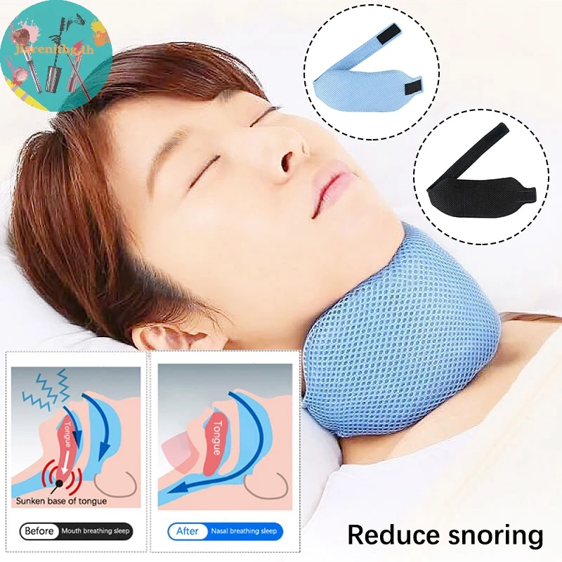 RENBG Anti Snore สายรัดคางสําหรับผู้ชายผู้หญิงปรับหยุดกรน Sleep คอรั้ง Anti Apnea Solution Sleep สนับสนุน Sleeping Care TH
