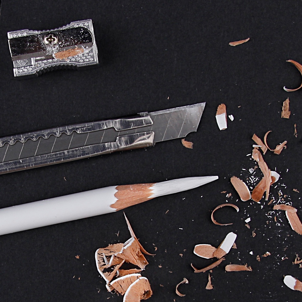 ชุดดินสอถ่านสีขาวมืออาชีพ-3 ชิ้น Sketch Highli ght ดินสอสีขาวสําหรับการวาดภาพ, ร่าง, แรเงา, ผสม, ดินสอชอล์กสีขาว fo r เริ่มต้นและศิลปิน