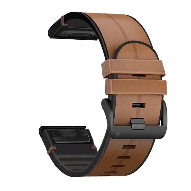 สายรัดสำหรับ Garmin marq นักกีฬานักผจญภัยนักกอล์ฟกัปตันนักบิน epix Gen 2 QuickFit 22 26มิลลิเมตร Fenix 7 7X 6 6X Pro 3 3hr ซิลิโคนหนัง E nduro 2สายนาฬิกาข้อมือสร้อยข้อมือ