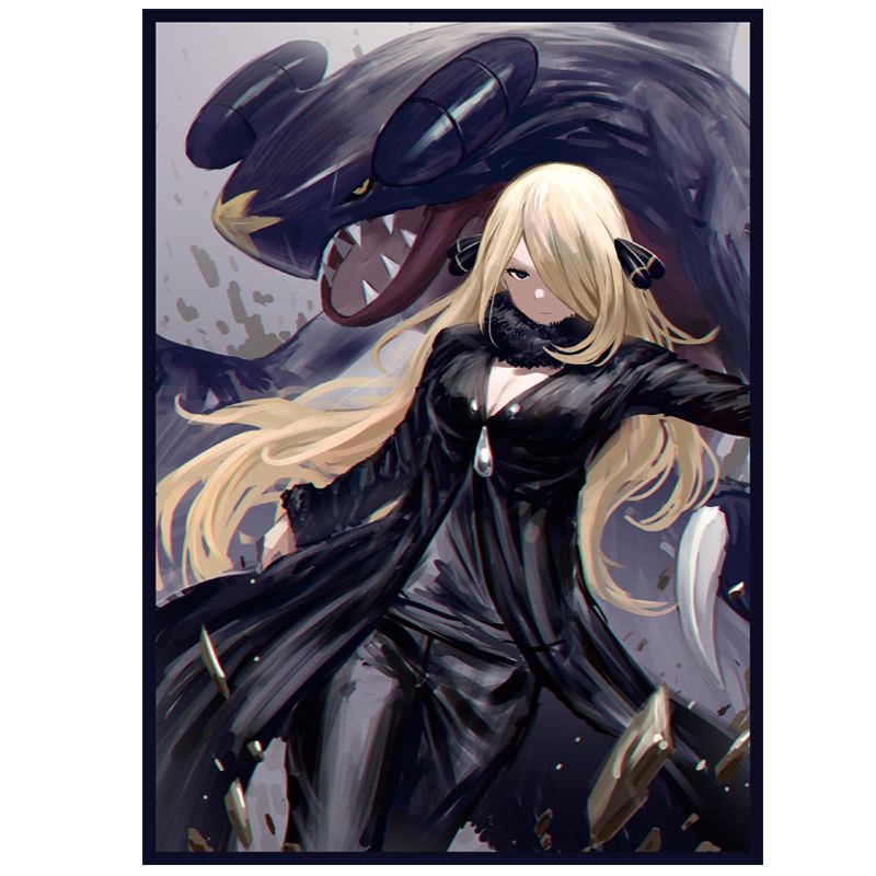Pokémon Card Sleeves Protector Godly Champion Sasa Card Protector PTCG Card Sleeve Magic: The Gathering Sleeve วัสดุอย่างเป็นทางการและขนาด 66X91mm