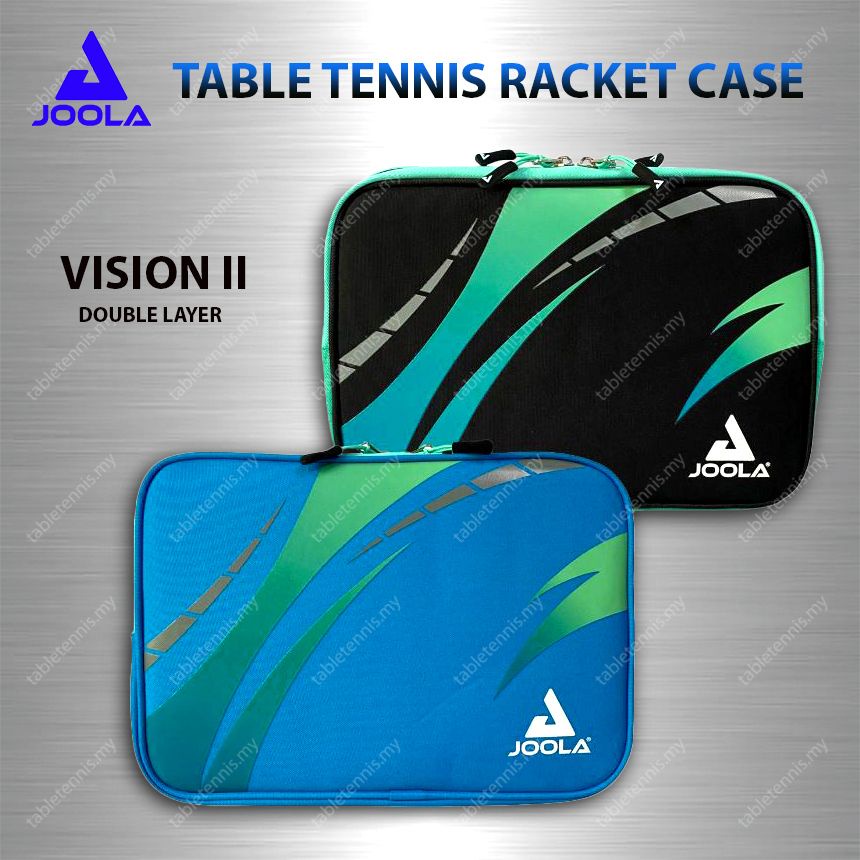 Joola Casing Vision II Safe Case Double Layer Table Tennis Racket Case Bag Ping Pong Bat Casing