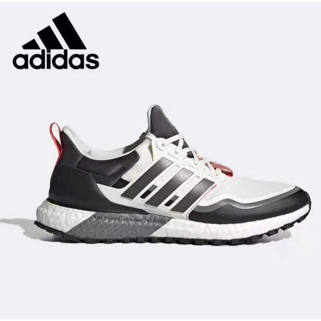 ♞Adidas Ultra Boost All Terrain Running Shoes For Men White Black#8016