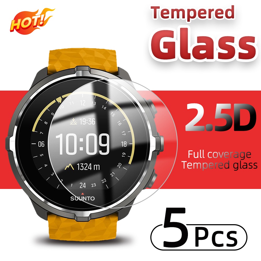 ฟิล์มกระจกนิรภัยกันรอยหน้าจอ 9H HD สําหรับ Suunto 9 Baro 7 5