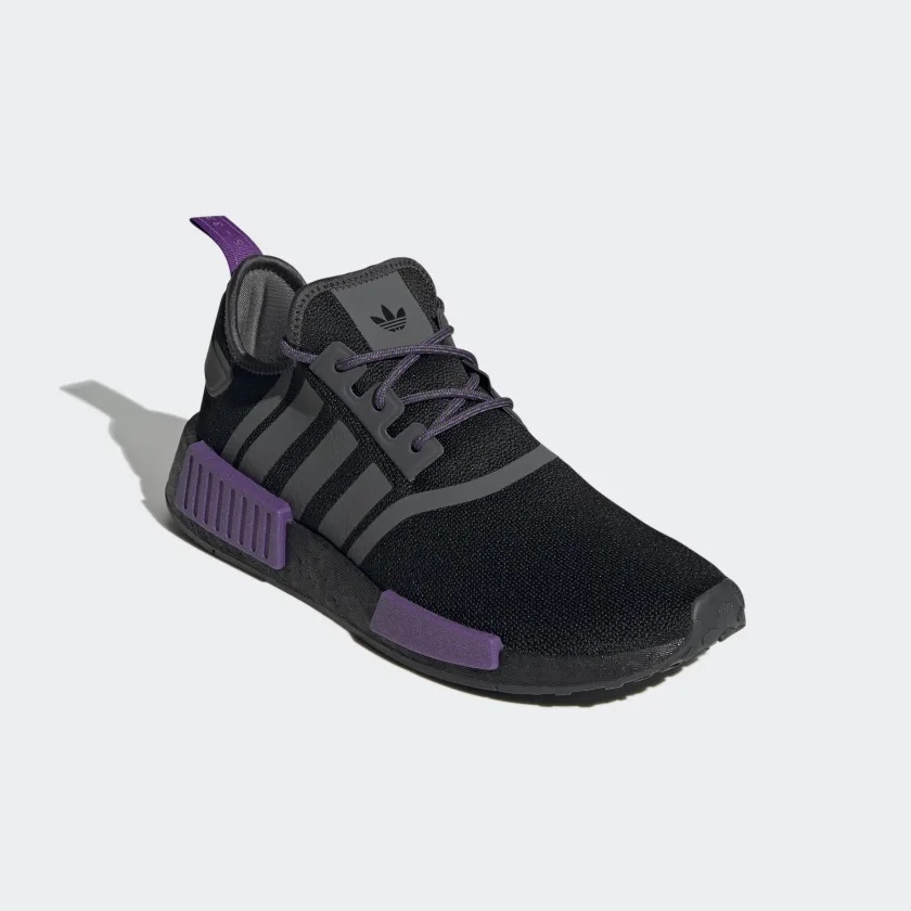 ♞adidas Adidas NMD_R1 "Black Active Purple" (GW5664) สินค้าลิขสิทธิ์แท้ Adidas รองเท้า c