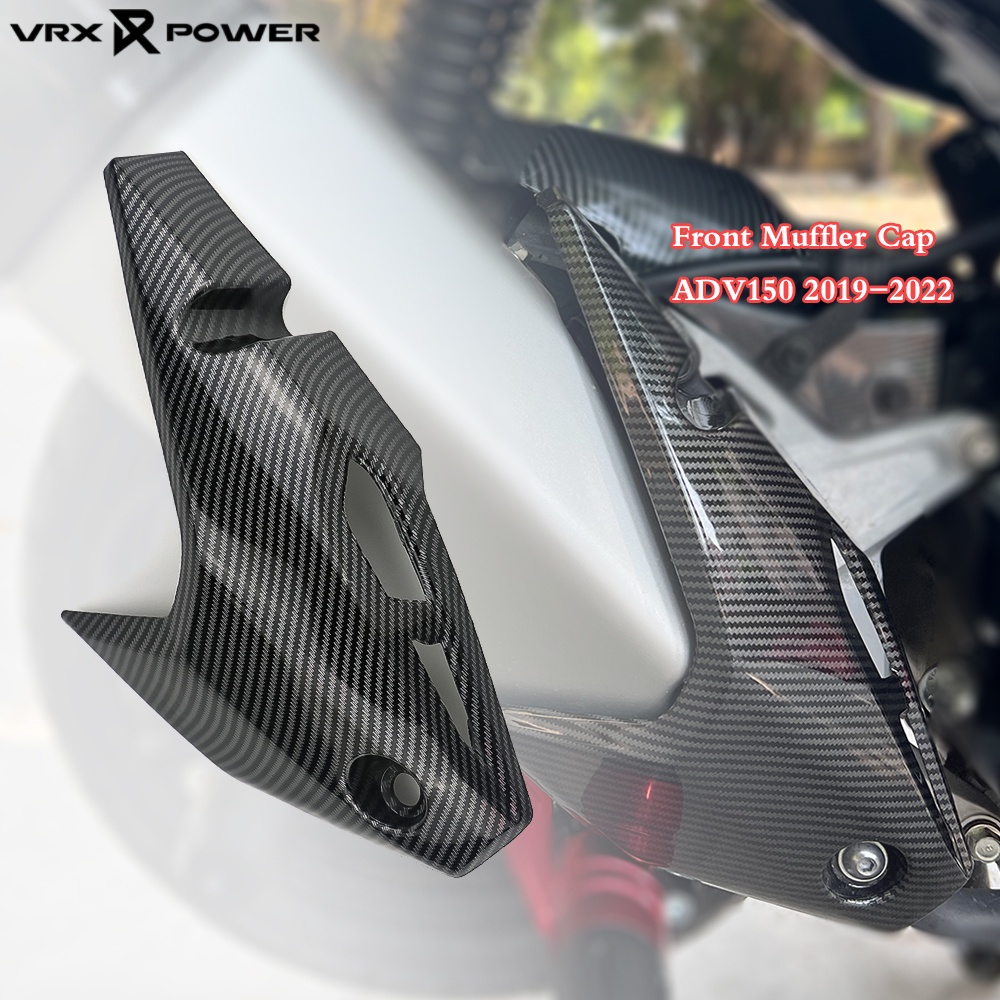 ฝาครอบท่อไอเสีย คาร์บอนไฟเบอร์ สําหรับรถจักรยานยนต์ Honda ADV150 2019-2022