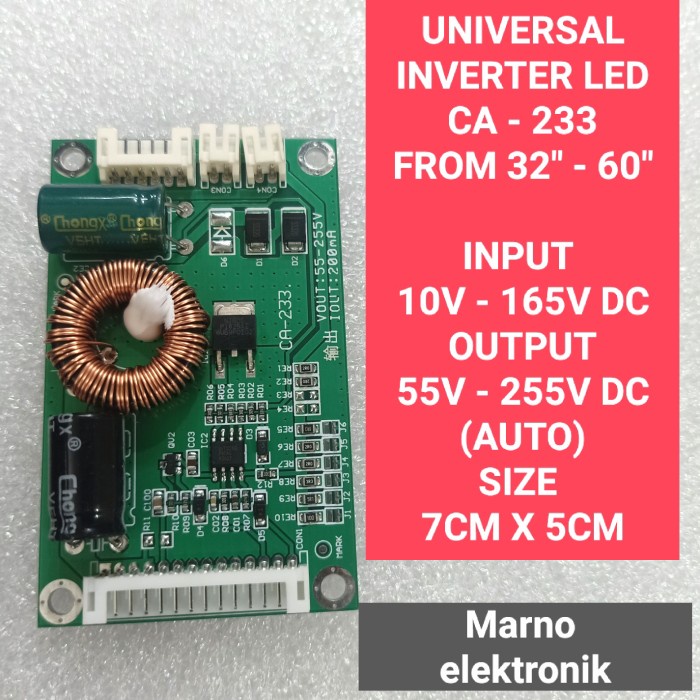 UNIVERSAL INVERTER BACKLIGHT TV LED CA-233 CA 233 CA233 32 นิ้ว - 60IN PART TOOL ELECTRO