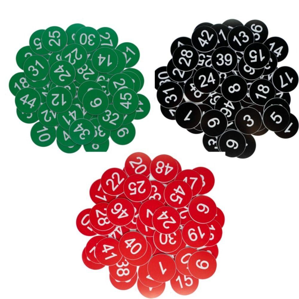 ดอกกุหลาบ 50ชิ้น ป้ายตัวเลขพลาสติก,เบอร์คิวร้านอาหารน้ําหนักเบาทนทาน,พลาสติกแฟมซี่บาง