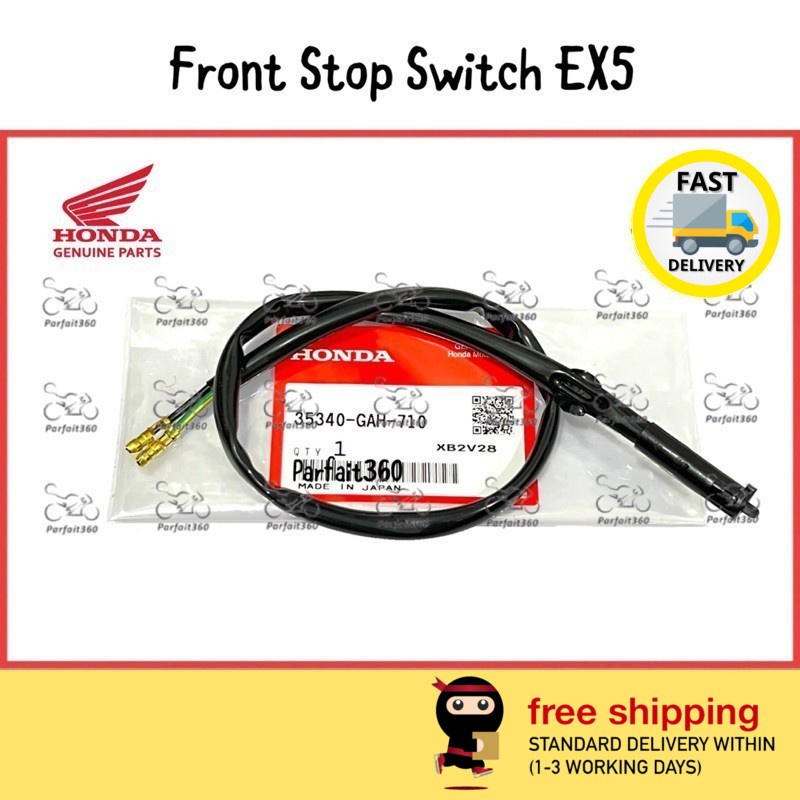 35340-GAH-710 HONDA EX5 DREAM / POWER สวิตช์หยุดด้านหน้าเบรคไฟหน้าไฟหน้าไฟหน้าโคมไฟ / Suis Brek Lamp