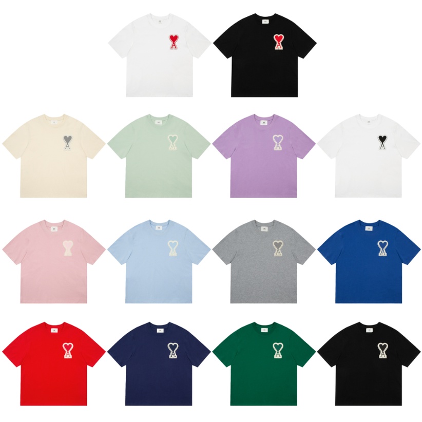 สินค้าพร้อมส่ง ! เสื้อยืดแขนสั้นลําลอง ปักลาย แฟชั่นฤดูร้อน สไตล์คลาสสิก สําหรับผู้ชาย และผู้หญิง