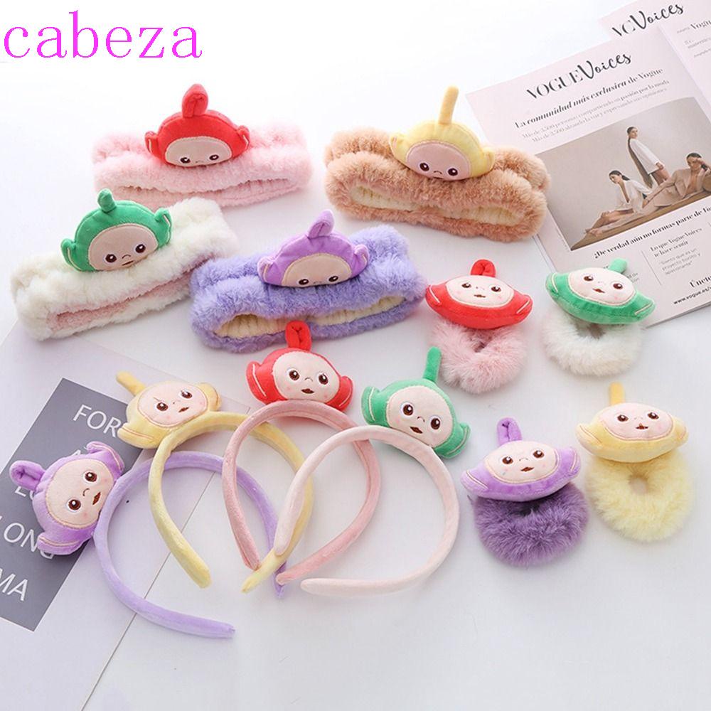 Cabeza เทเลทับบี้ ที่คาดผม น่ารัก สร้างสรรค์ กิ๊บเหงื่อ ผ้า การ์ตูนล้างหน้า ที่คาดผม ตุ๊กตา ที่คาดผม