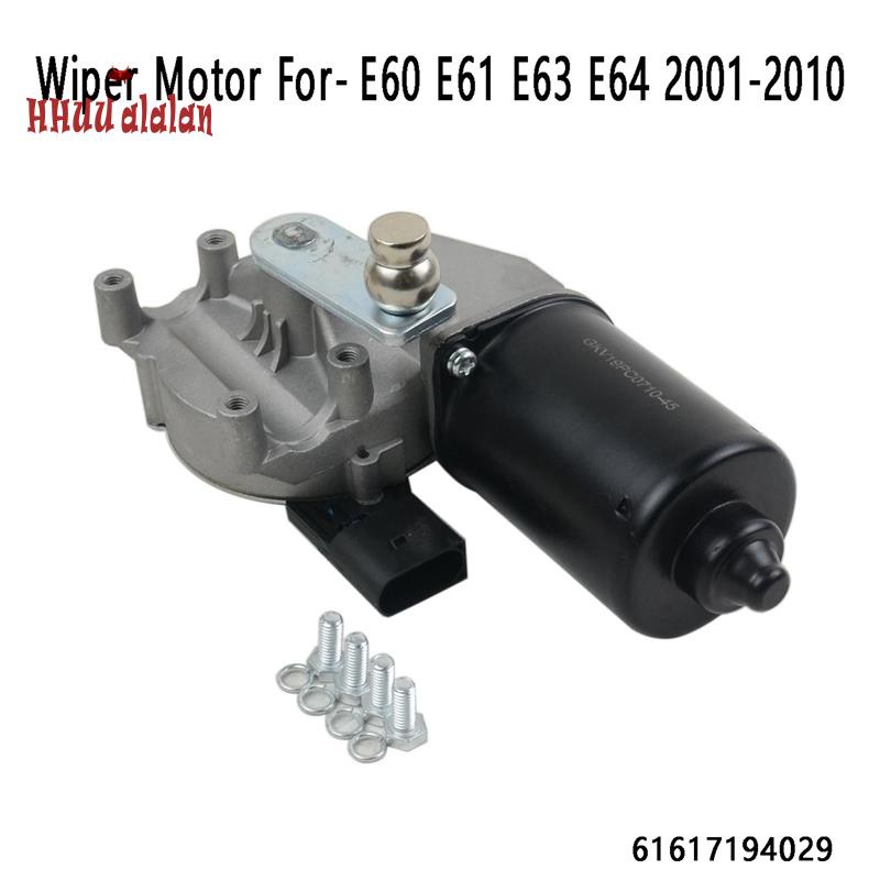 『hhuualalan』มอเตอร์ที่ปัดน้ําฝนกระจกหน้า 61617194029 สําหรับ BMW E60 E61 E63 E64 2001-2010