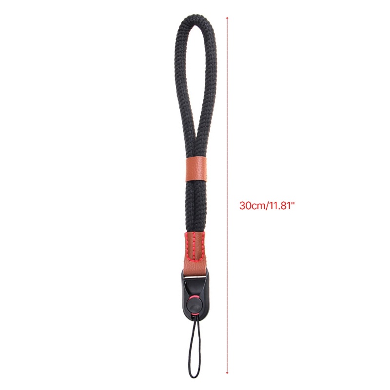 【3C】สายคล้องข้อมือ แบบถัก ปรับได้ สําหรับกล้องดิจิทัล