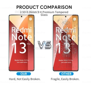 2in1 แก้วป้องกันฟิล์มสําหรับ Xiaomi Redmi หมายเหตุ 14 13 Pro Plus 13Pro + 14Pro + Note13Pro Note14Pro 4G 5G 9H HD ด้านหน้าโทรศัพท์ฟิล์มกระจกนิรภัยป้องกันหน้าจอกล้องด้านหลังเลนส์ฟิล์ม
