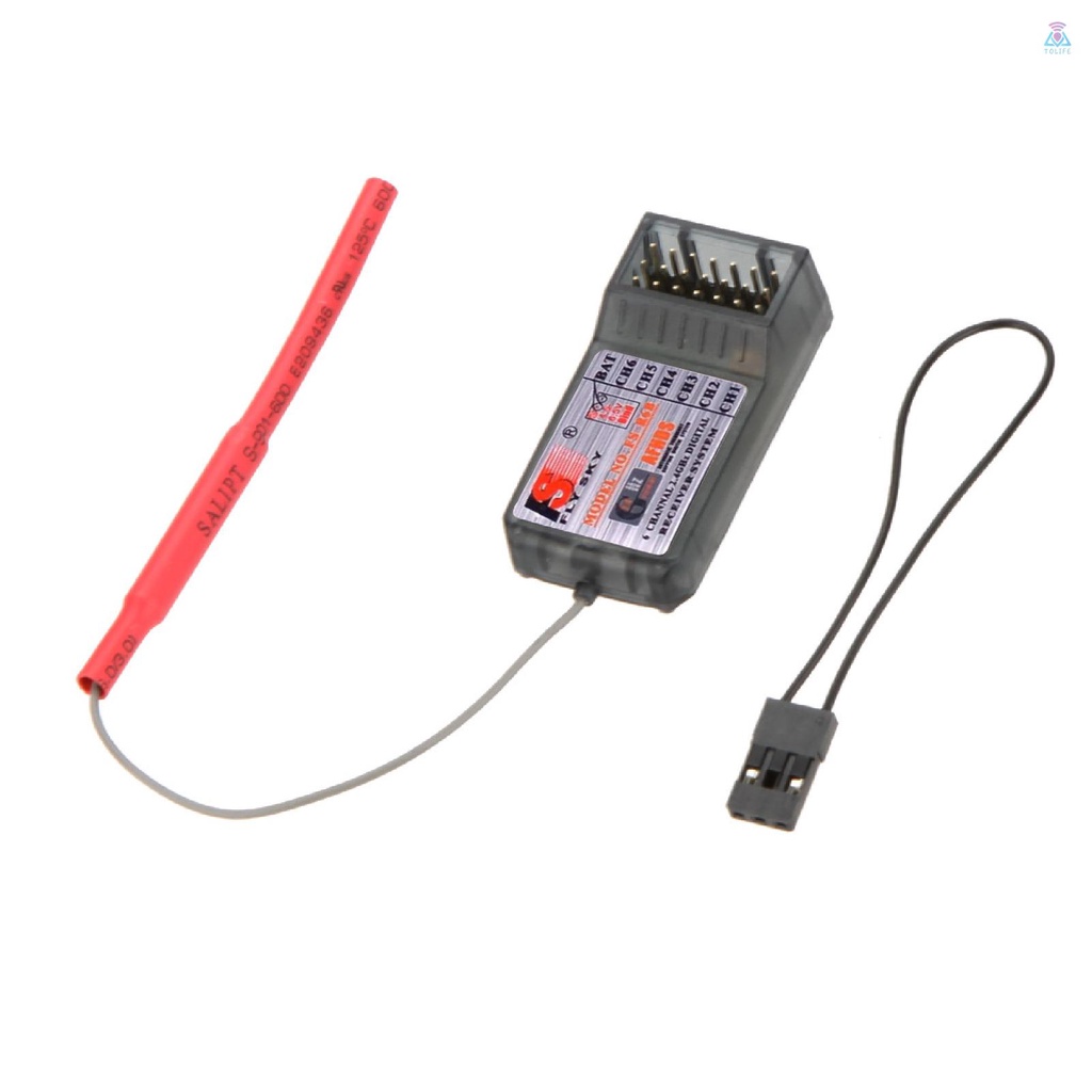 [T&L] Flysky ตัวรับส่งสัญญาณ FS-R6B 2.4Ghz 6CH สําหรับ FlySky TH9X FS-CT6B FS-T6