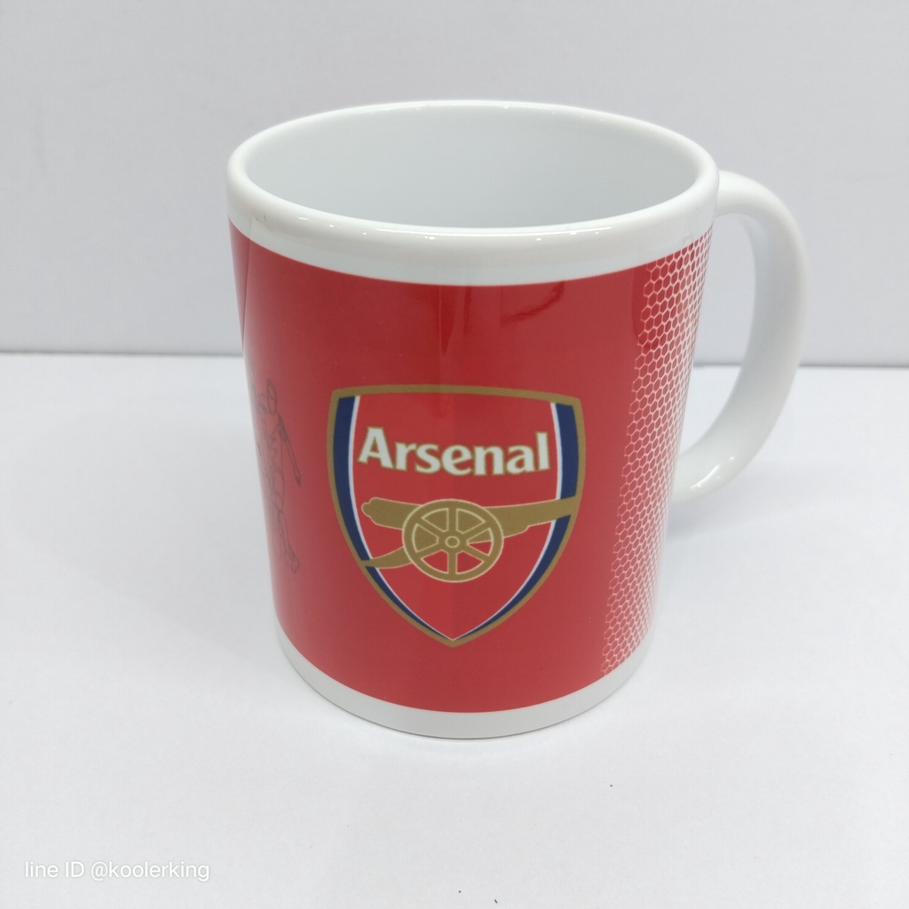 Arsenal FC Football Club Mug Cup แก้วมัค,แก้วกาแฟ, แก้วน้ำ ,ของที่ระลึก