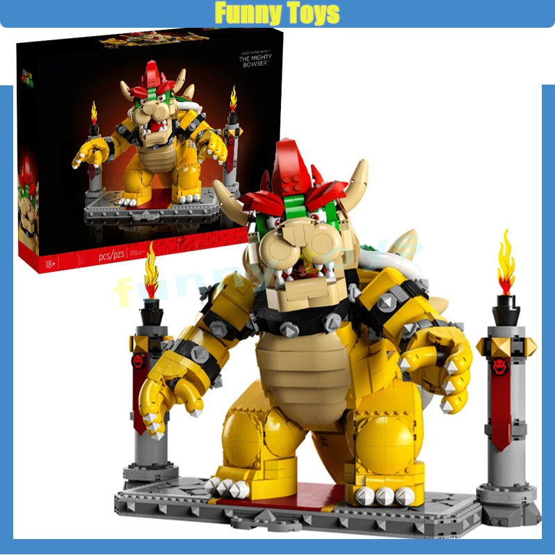 ของเล่นตัวต่อ 71411 The Mighty Bowser เสริมการศึกษา สําหรับเด็ก ผู้ใหญ่ ของขวัญ
