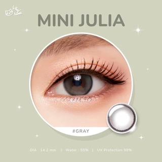 คอนแทคเลนส์(มินิ) Julia Light Brown / Brown / Gray (Kitty Kawaii) ⭐️ลายฮิต ขายดีมาก กรองแสงกันยูวี
