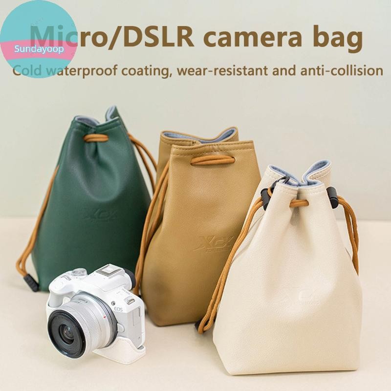 Sund กระเป๋ากล้องสําหรับ Canon Nikon Sony Fuji Pentax Travel เลนส์กระเป๋ากันน้ํากระเป๋ากล้องสําหรับ DSLR Iphone 15 Airpod Pro กระเป๋า TH