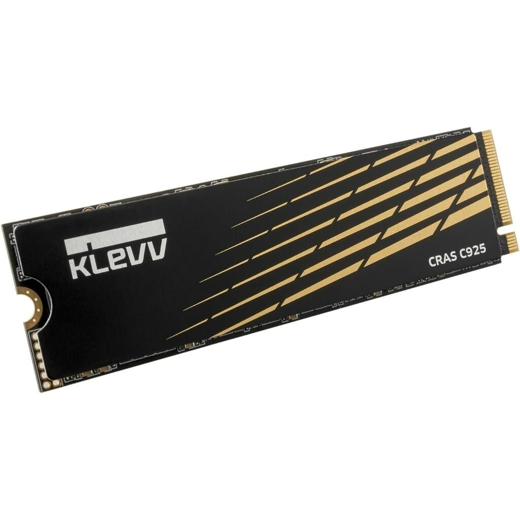 KLEVV CRAS C925 1TB M.2 2280 NVMe PCIe Gen4x4 SSD with Aluminium Heatsink