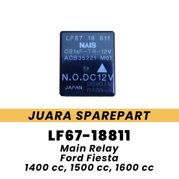 รีเลย์รีเลย์หลักฟอร์ด fiesta 1400cc 1500cc 1600cc LF6718811