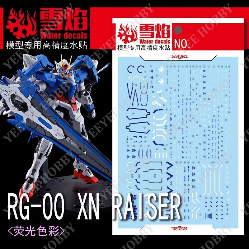 XUEYAN XY MODEL DECAL - RG-54 - น้ําเรืองแสงสําหรับ 1/144 RG 00 XN RAISER MODEL