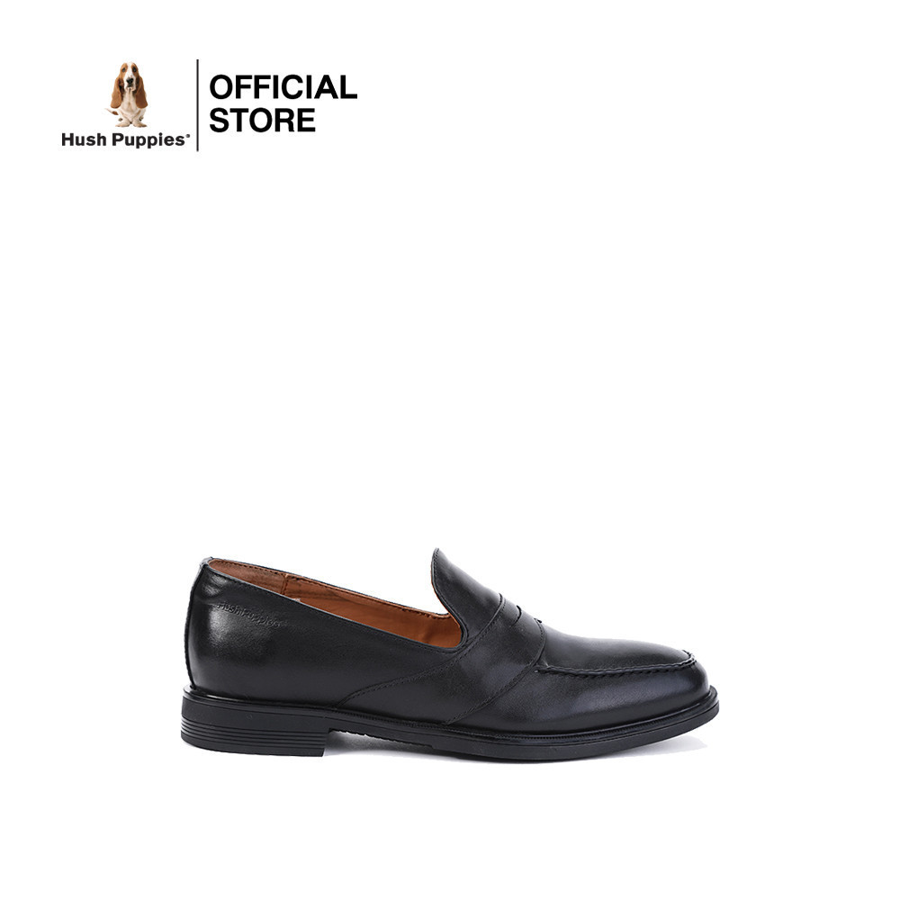 Hush Puppies รองเท้าผู้ชาย รุ่น HP 8HDFB2914A - สีดำ (รองเท้าทางการหนังแท้ แบบสวม)