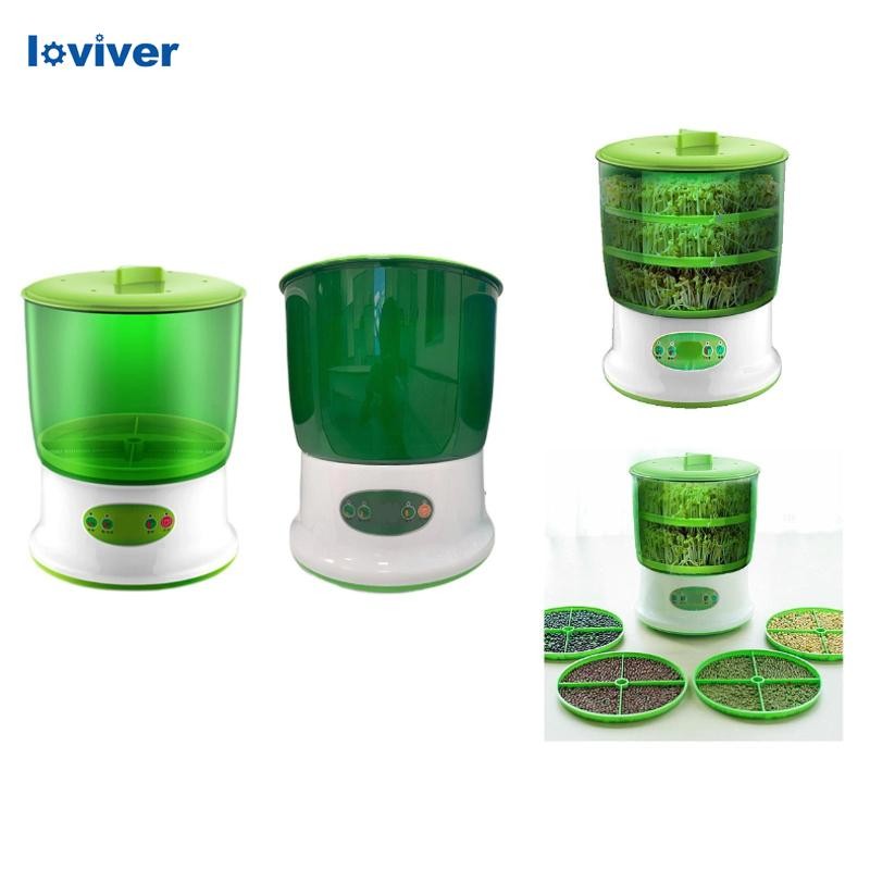 [Loviver] เมล็ด 3 โหมดตามฤดูกาลเครื่องถั่วงอกสําหรับห้องครัวถั่วเหลือง DIY ปลูกถั่วเขียว
