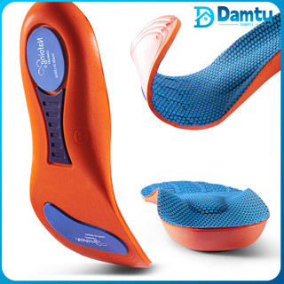 Orthopedic Sports Insoles Shock-absorbing Shoes Pads Elasticity EVA Memory Foam Running Shoe Insole