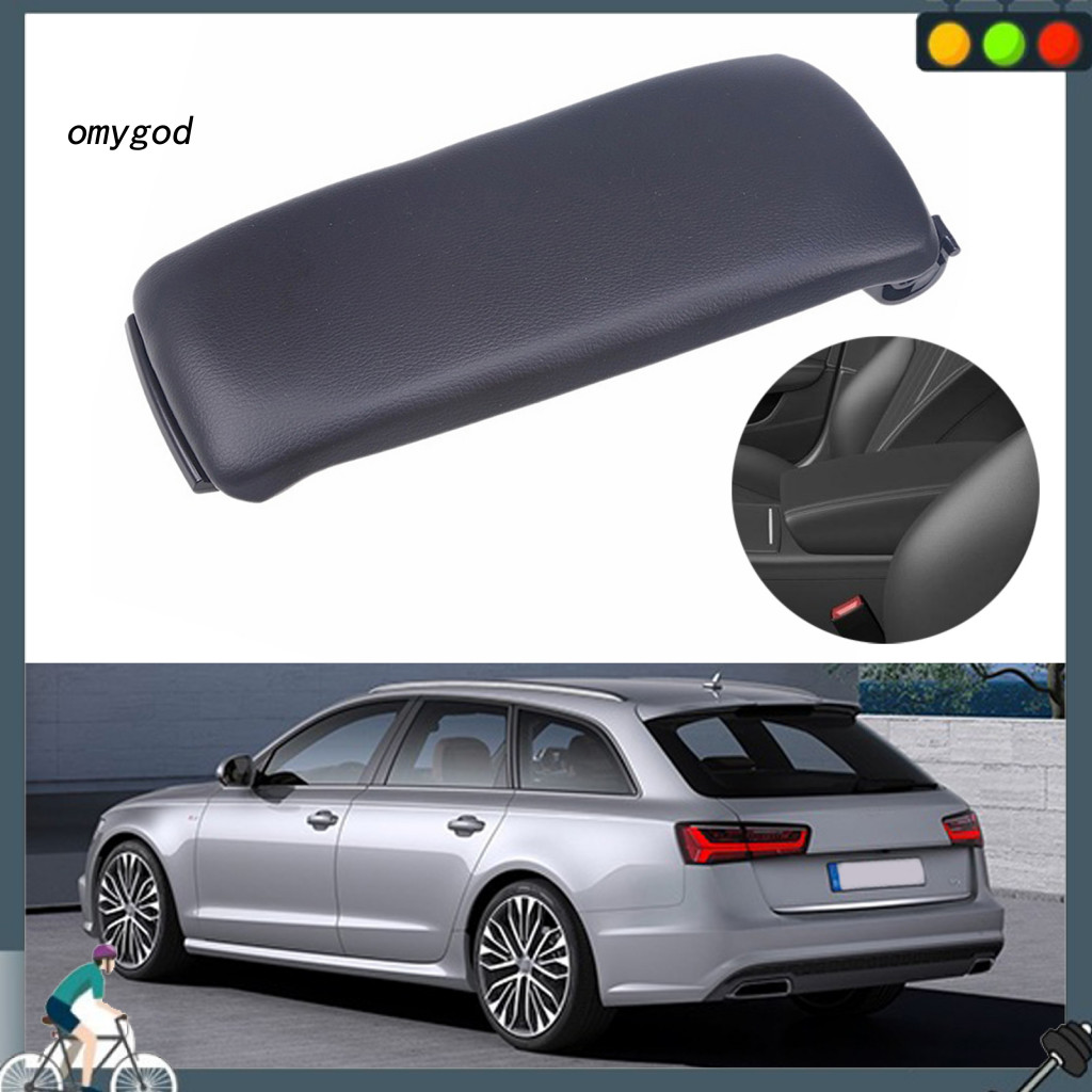 OMG เบาะที่เท้าแขนหนังเทียมไมโครไฟเบอร์ที่เท้าแขนรถกล่องที่นั่ง 4B0864245เอจี/8อี0864245พี/4ข0864245