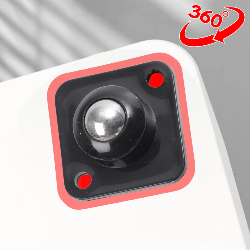 [ ที่โดดเด่น ] ลูกล้อลูกปัดหมุน 4 ชิ้น - รอกล่างตู้ - ลูกกลิ้งย้ายเฟอร์นิเจอร์ - ล้อสากลใบ้ - อุปกรณ์เสริมบ้าน - กาวในตัว ทนต่อการสึกหรอ - รูปที่ 4