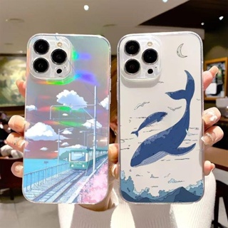 เคสโทรศัพท์มือถือ แบบใส ลายปลาวาฬ สําหรับ Huawei Y6S Y6 Y7 Pro 2019 Y6P Y7P Y7A Y9 Prime 2019