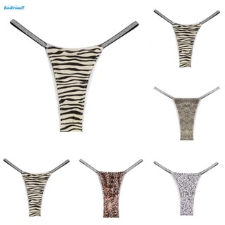 【HODRD】Thongs For All Seasons G-string High Cut Hot Sell Leopard Nylon Panty Print【Fashion】