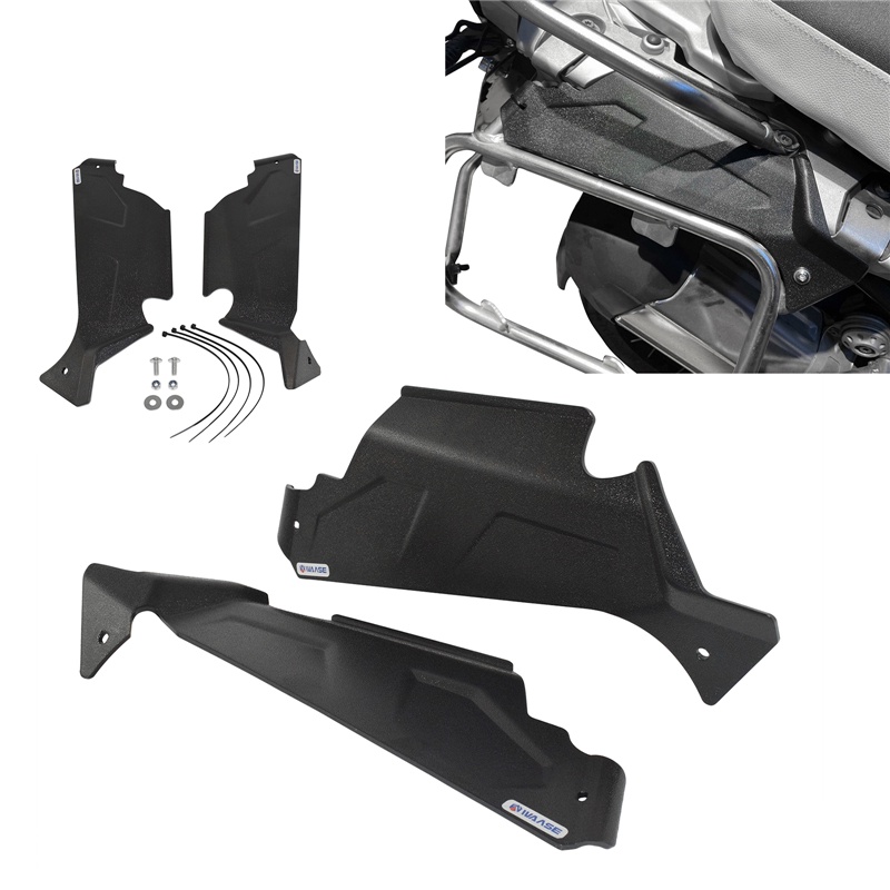 รถจักรยานยนต์กรอบด้านข้างแผง Fender ฝาครอบแผ่นป้องกัน Mudguard สําหรับ BMW R1200GS R1250GS ผจญภัย R 1200 1250 GS ADV GSA 2014 2015 2016 2017 2018 2019 2020 2021 2022
