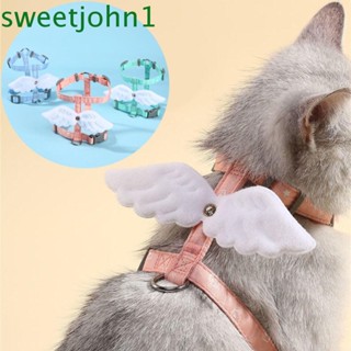 Sweetjohn สายจูงโพลีเอสเตอร์ กันน้ํา ปรับได้ 120 ซม. สําหรับสัตว์เลี้ยง แมว