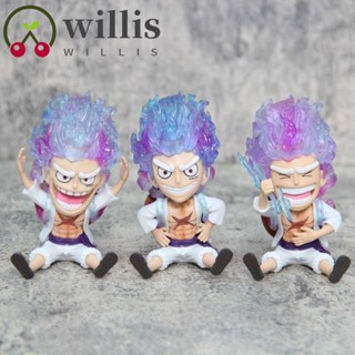 Willis ฟิกเกอร์ PVC รูปปั้นอนิเมะ Luffy Gear 5th Nika ของเล่น ของขวัญวันเกิด สําหรับเด็ก