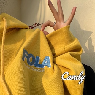 Candy Kids  เสื้อผ้าผู้ญิง แขนยาว เสื้อฮู้ด คลุมหญิง สไตล์เกาหลี แฟชั่น  พิเศษ ทันสมัย Chic Trendy A98J1LC 36Z230909