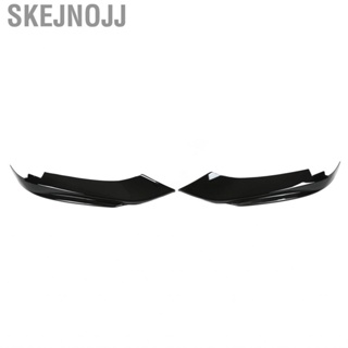 Skejnojj 2 Pcs Front Bumper Diffuser Glossy Black Left Right Lip Spoiler Splitter For 4