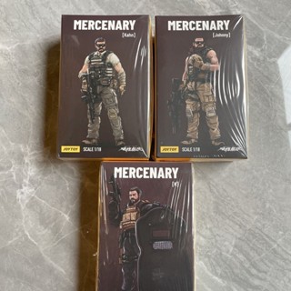 9.9 เหนื่อยมากโมเดลฟิกเกอร์ Dark 1/18 Hard Core Cool Play Series Mercenaries Trio ขยับได้ 12 ซม. YGOV