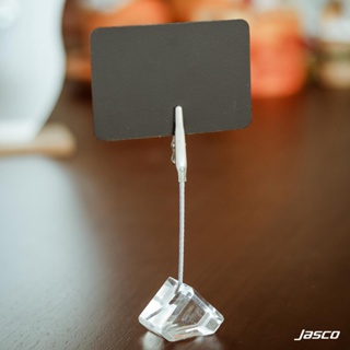 Jasco ที่หนีบป้ายเมนู/การ์ด - สามเหลี่ยม Card Holder - Triangle #MHS-4