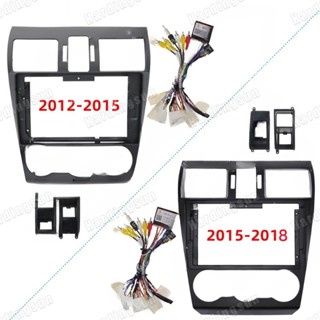 อะแดปเตอร์ถอดรหัสกรอบรถยนต์ สําหรับ Subaru Forester XV WRX Levorg Android Radio Dash Fitting Panel Kit