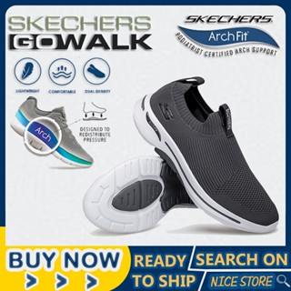 [PENGHANTARAN Ekspres] SKECHERS_GO-WALK ARCH FIT SNEAKER/SUPER COMFY/BREATHABLE/SPORTS/FASHION SLIP ON SHOES